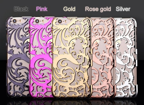 Shop Floral Hollow Out iPhone Case - Euloom