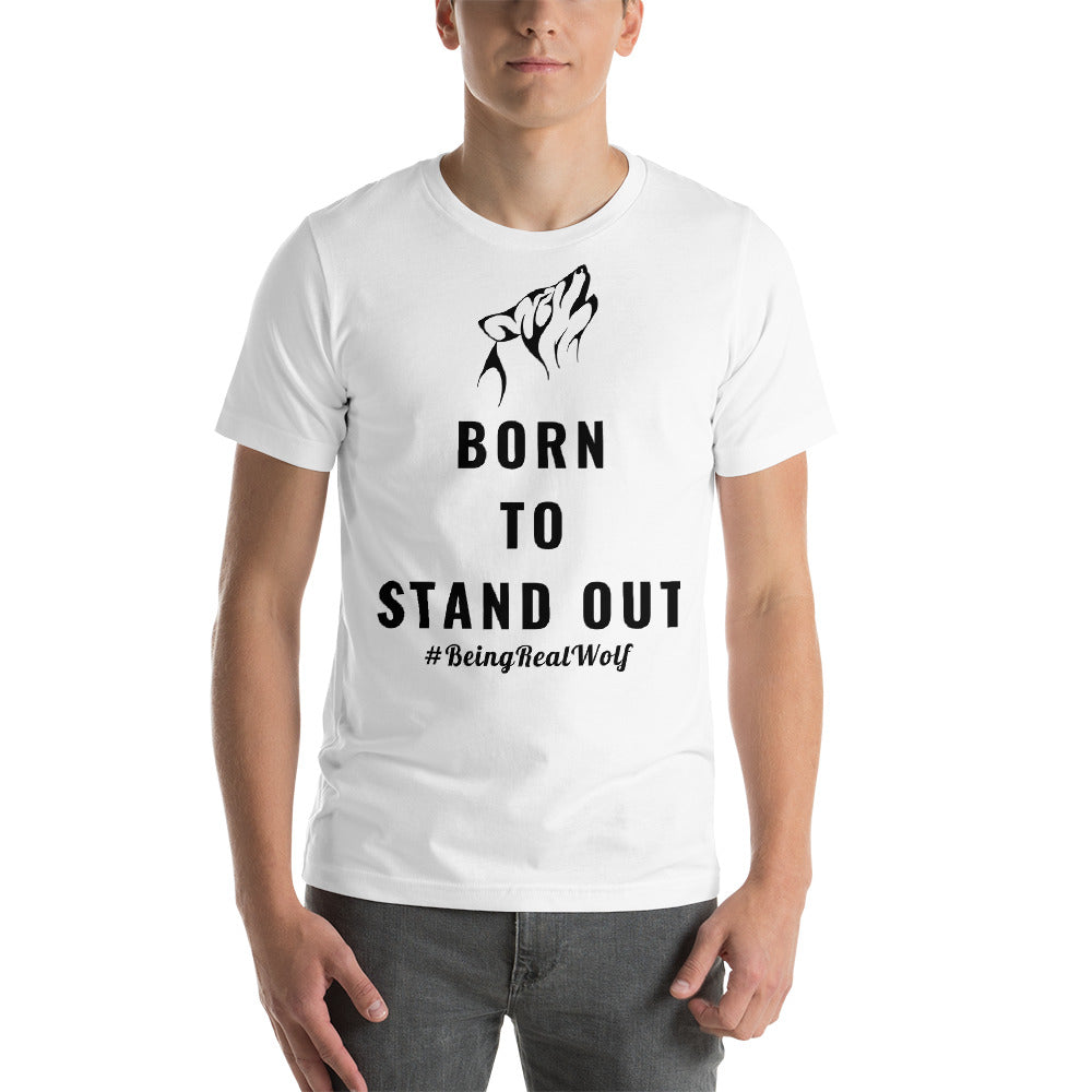 Shop Born To Stand Out - Unisex Wolf Tee - Euloom