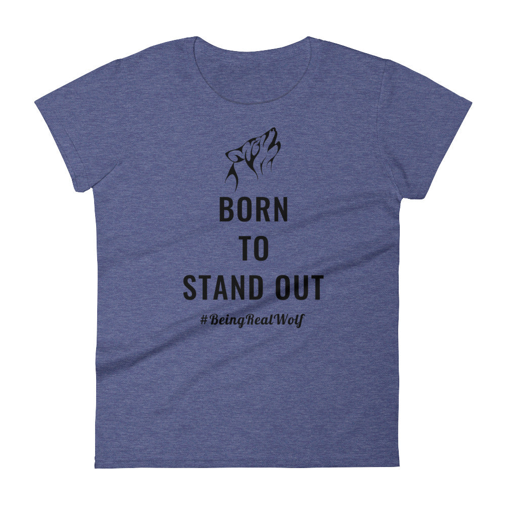 Shop Born To Stand Out - Wolf Tee - For Women - Euloom