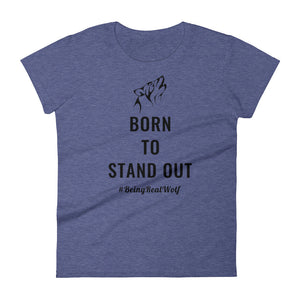 Shop Born To Stand Out - Wolf Tee - For Women - Euloom