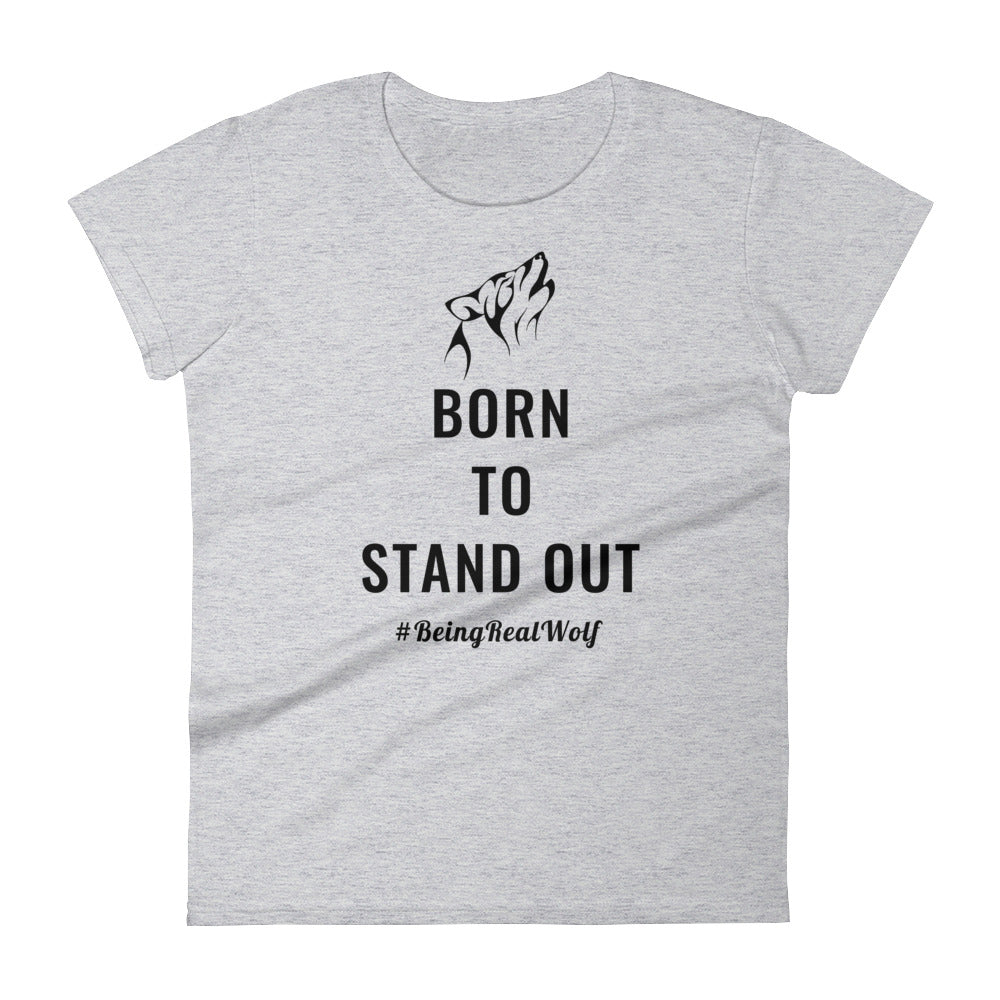 Shop Born To Stand Out - Wolf Tee - For Women - Euloom