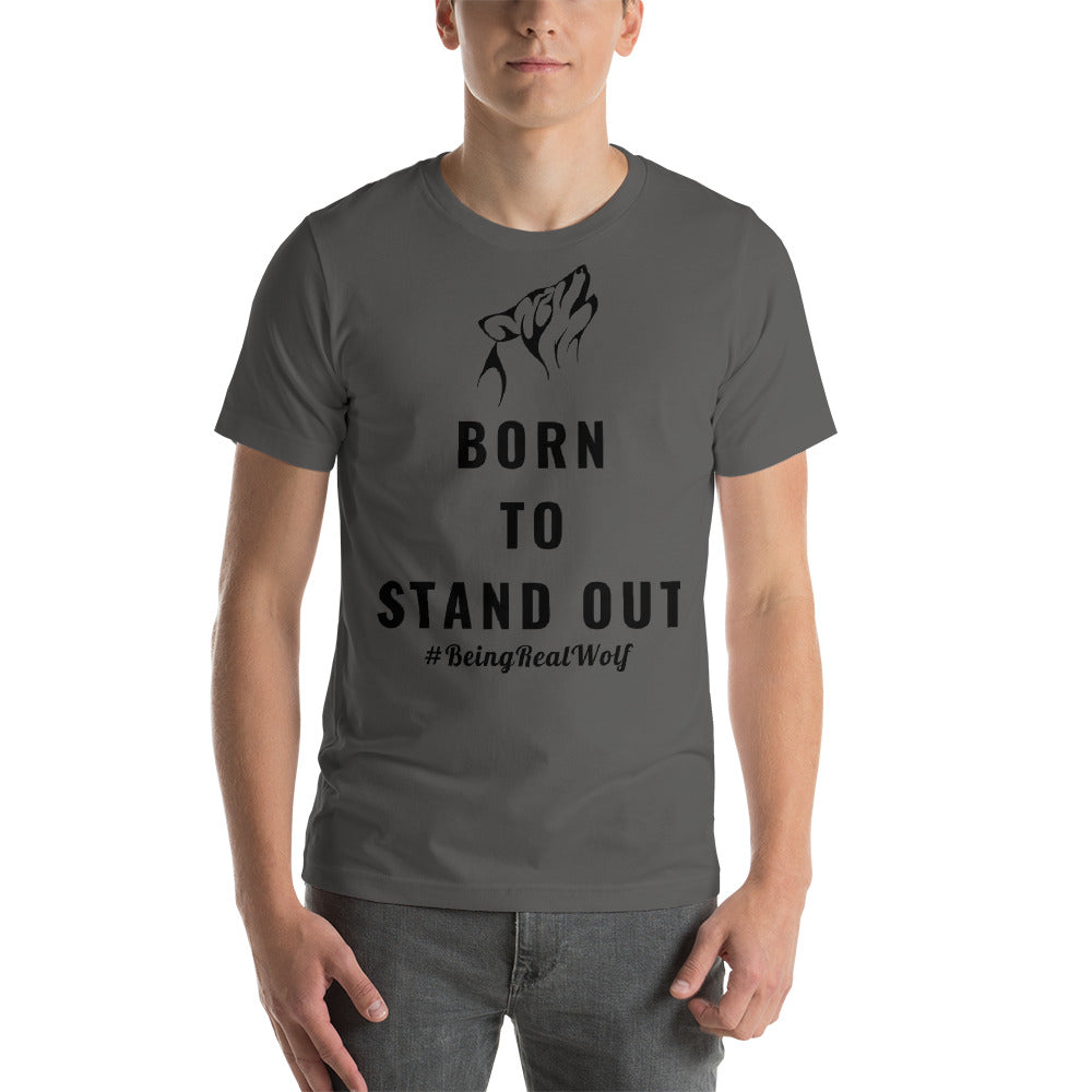 Shop Born To Stand Out - Unisex Wolf Tee - Euloom