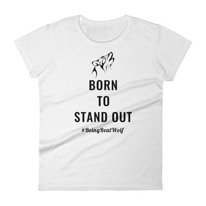 Shop Born To Stand Out - Wolf Tee - For Women - Euloom