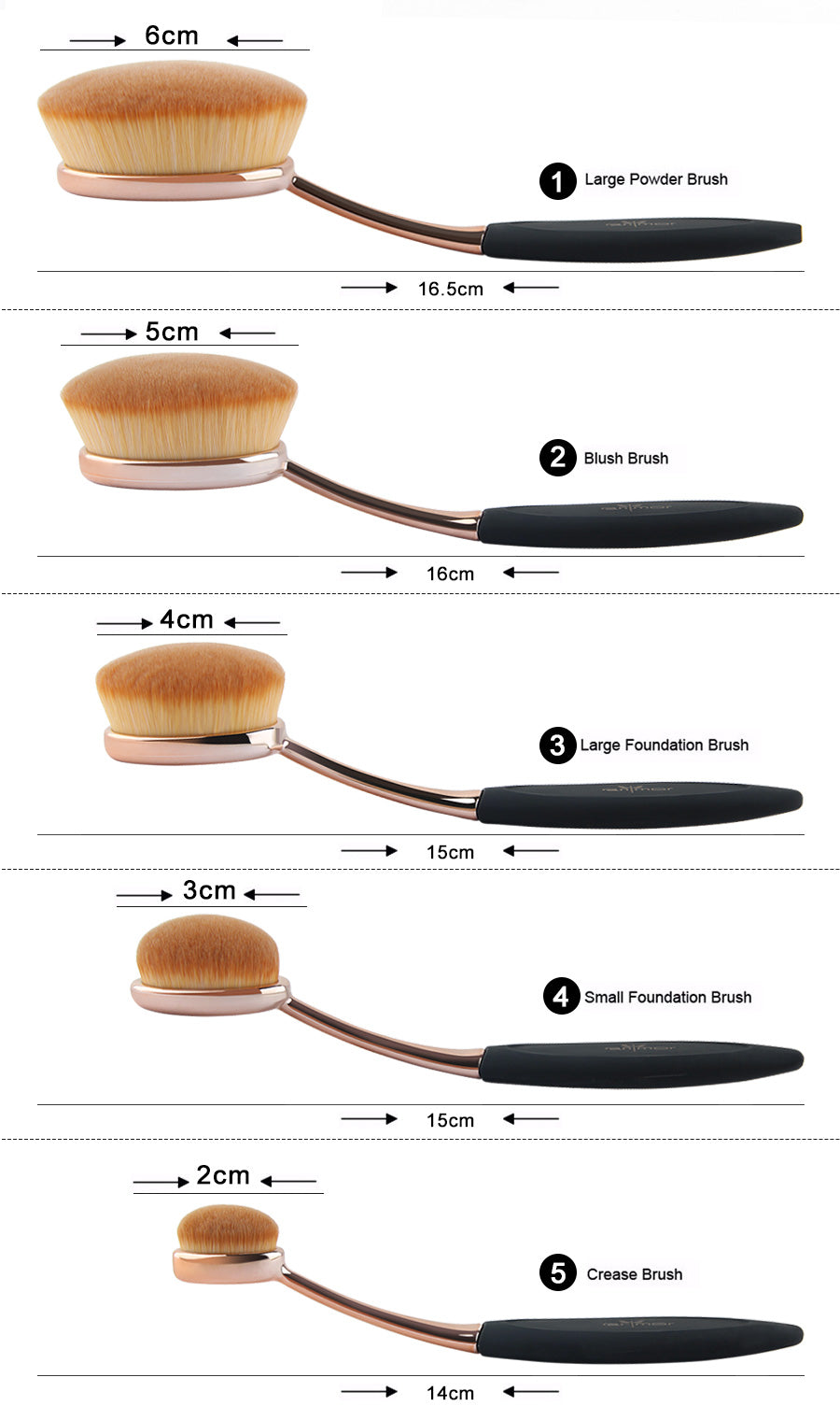 Shop Candid Diva Makeup Brush Set - Euloom