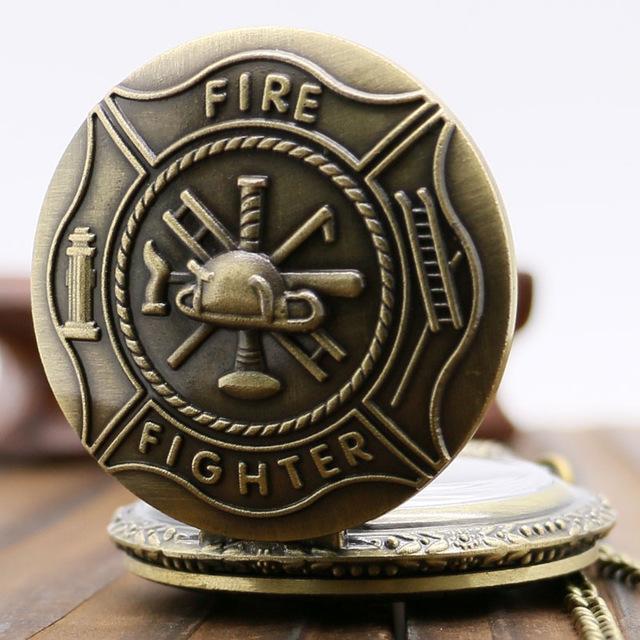 Shop Classic Firefighters Pocket Watch Gift - Euloom