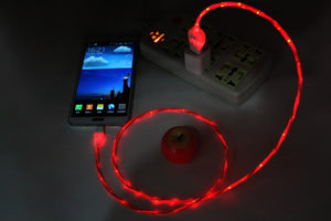 Shop Super Flowing LED Charging Micro USB 2.0 Cable - Euloom