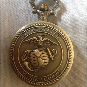 Shop Marine Corps Retro Style Pocket Watch Gift - Euloom