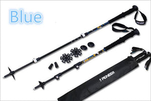 Shop Hiking/Trekking Carbon Fiber Telescopic Sticks - Pack of 2 - Euloom