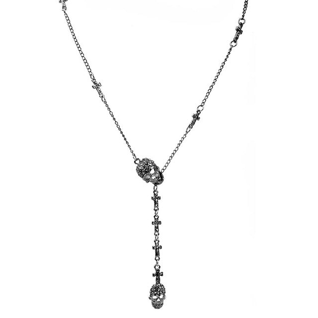 Shop Premium Spooky Skull Necklace - Euloom