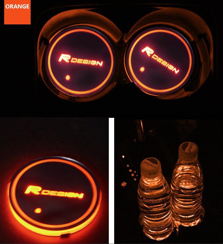 Shop LED Car Cup Coaster - (Pack of 2) - Euloom