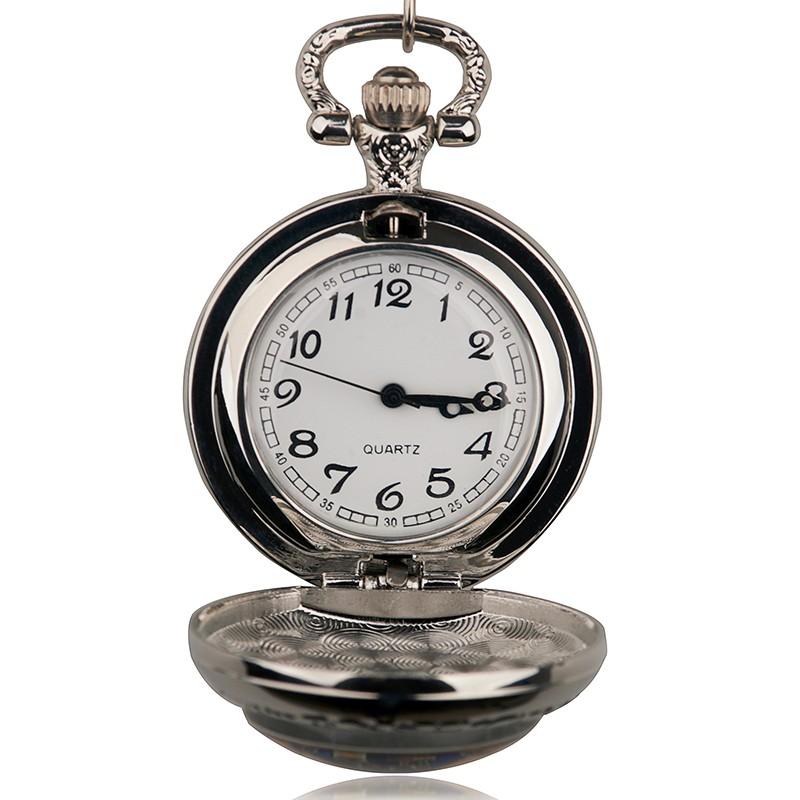 Shop Fire Fighters Blue Pocket Watch Gift - Euloom