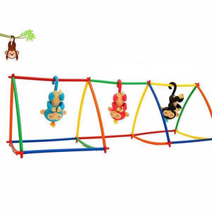 Shop Crazy Monkey Friends + 50 Pieces of DIY Sticks - Euloom